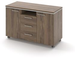 Lenza Mobil konténer TopOffice 120 x 50, 4 cm, charleston tölgy