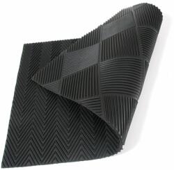 FLOMAT Gumi tisztítószőnyeg DoubleSide 45 x 75 x 1 cm, fekete