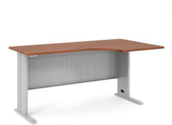 Impress ergonomikus asztal 160 x 90 cm, jobb, sötét dió - rauman - 194 690 Ft