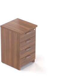 Lenza Visio konténer 50 x 47 cm - 4 fiókos, dió