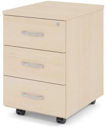 Lenza Impress konténer 40, 6 x 50, 1 cm - 3 fiókos, juhar