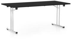 Összecsukható asztal 180 x 80 cm, fekete