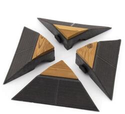 FLOMAT s. r. o Linea CombiWood fa sarokrámpa, 4 db, natúr fa