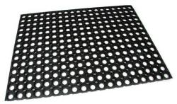 FLOMAT Gumi tisztítószőnyeg Honeycomb 60 x 80 x 1, 6 cm, fekete
