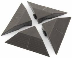 FLOMAT s. r. o Műanyag sarokrámpa Linea Combi, 4 db, sötétbarna