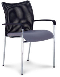  John konferencia szék, szürke / fekete