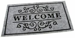 FLOMAT Textil tisztítószőnyeg Welcome Deco 33 x 58 x 0, 3 cm, szürke