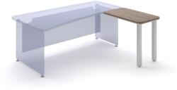  TopOffice asztal, jobb, 90 x 55 cm, charleston tölgy