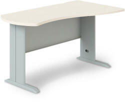 Manager ergonomikus asztal, jobb 160 x 100 cm, világos akác - rauman - 206 690 Ft