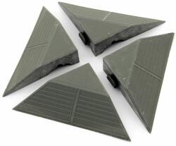 FLOMAT s. r. o Műanyag sarokrámpa Linea Combi, 4 db, szürke