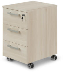 Lenza Mobil konténer TopOffice 40, 8 x 50, 4 cm, világos akác