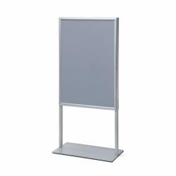 Jansen Display Plakáttartó 70 x 100 cm, ezüst