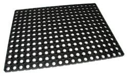 FLOMAT Gumi tisztítószőnyeg Honeycomb 60 x 80 x 2, 2 cm, fekete