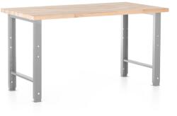  Állítható magasságú műhelyasztal Basic, 150 x 80 cm, szürke - ral 7038