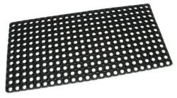 FLOMAT Gumi tisztítószőnyeg Honeycomb 50 x 100 x 1, 6 cm, fekete