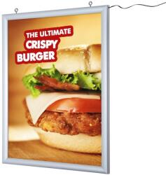 Jansen Display Világító LED deszka 50 x 70 cm, kétoldalas, alumínium