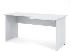 LENZA Impress ergonomikus asztal 160 x 90 cm, jobb, fehér