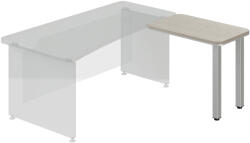 TopOffice asztal, jobb, 90 x 55 cm, driftwood