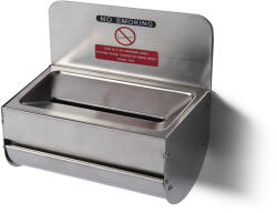 Jansen Display Falra szerelhető mini hamutartó, rozsdamentes acél