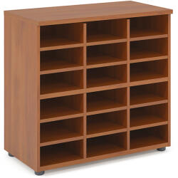 LENZA Praktik alacsony szekrény 80 x 40 x 76, 5 cm, sötét dió - rauman - 111 990 Ft