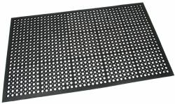 FLOMAT Dirt Catcher gumi tisztítószőnyeg 90 x 150 x 1, 4 cm, fekete