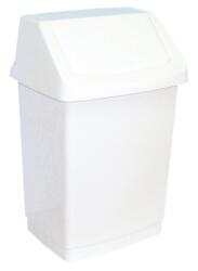 Merida Szemeteskuka fedeles műanyag 50 l, fehér