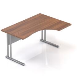 Rauman Visio LUX ergonomikus asztal 136 x 100 cm, jobb, dió - rauman - 150 590 Ft