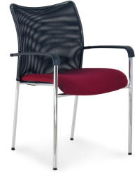 ALBA CR John konferencia szék, piros / fekete