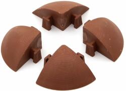 FLOMAT s. r. o Linea Easy műanyag sarokrámpa, 4 db, barna