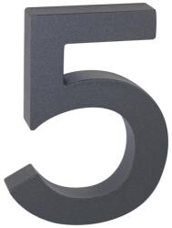  5" házszám, RN. 100LV, strukturált, antracit