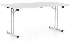  Összecsukható asztal 160 x 80 cm, világosszürke