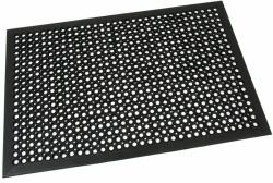 FLOMAT Dirt Catcher gumi tisztítószőnyeg 80 x 120 x 1, 4 cm, fekete
