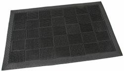 FLOMAT Gumi tisztítószőnyeg Pin Squares 40 x 60 x 0, 7 cm, fekete
