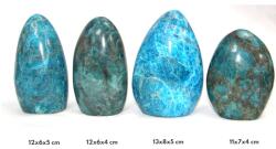 Apatit Albastru Druzy Mineral Natural Rulat - 11-13 x 6-8 x 4-5 cm - ( XXL) - 1 Buc