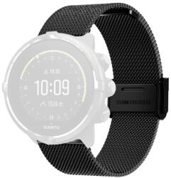  MILANESE Fém szíj Suunto 9-hez fekete