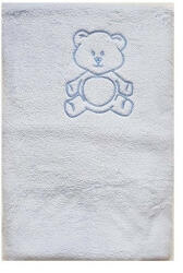 Vaganza Wellsoft takaró hímzett 70×90 - Kék/Maci (5999120520251)