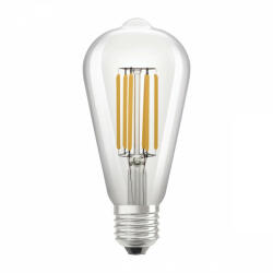 OSRAM E27 ST64 LED izzó 4W = 60W 840lm 3000K 320° LEDVANCE Ultra Hatékony izzószál (4099854002946)