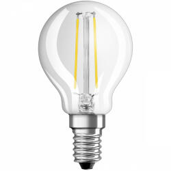 OSRAM E14 P45 LED izzó 2, 8W = 25W 250lm 2700K 320°-os izzószál, szabályozható OSRAM SUPER STAR (4058075436862)