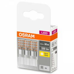 OSRAM 3PAK LED G9 KAPSZULA 2.6W = 30W 320lm 2700K OSRAM alap (4058075450073)