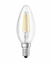 OSRAM LED izzó E14 B35 CL 3.4W = 40W 470lm 4000K Semleges 300° CRI90 Izzószál OSRAM SUPERSTAR+ szabályozható (4058075602755)
