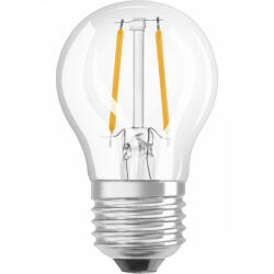 OSRAM E27 P45 CL LED izzó 4, 8W = 40W 470lm 4000K Semleges 320°-os izzószálas, szabályozható OSRAM SUPER STAR (4058075434844)