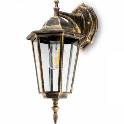 Lumileds Kültéri kerti fali lámpa E27 LANTERN - LETÖLTÉS Patina BELLIS LUMILED (LUMOGR0150)