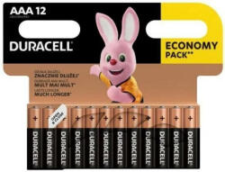 Duracell Basic AAA LR03 alkáli elemek 12 db-os (D-LR03-12)