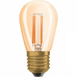 OSRAM Dekoratív LED izzó E27 ST45 4, 8W = 33W 360lm 2200K 320°-os izzószál szabályozható OSRAM (4058075779945)