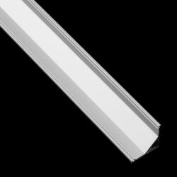 KM Lumiled Sarok alumínium profil LED KM55 Silverhez Felületre szerelhető 1m (PRKM0052)
