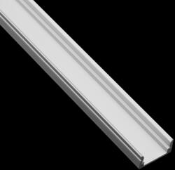 KM Lumiled Alumínium profil LED KM36 Silverhez Felületre szerelhető 2m (PRKM0055)