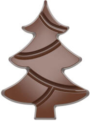 Chocolate World Matrita Policarbonat Brad Craciun 4 Forme Ciocolata 9.7 x 7.25 x H 1 cm, 36.5 g (CW12068) Forma prajituri si ustensile pentru gatit