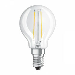 OSRAM LED izzó E14 P45 CL 2.5W = 25W 250lm 2700K 300° OSRAM STAR izzószál (4058075436602)