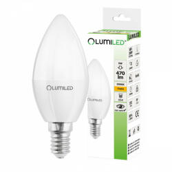 Lumileds E14 B35 LED izzó 5W = 50W 470lm 3000K 180° LUMILED (LEDZARMI038)