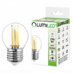 Lumileds E27 P45 LED izzó Izzószál 7W = 60W 770lm 4000K Semleges 360° LUMILED (LEDZARMI320)